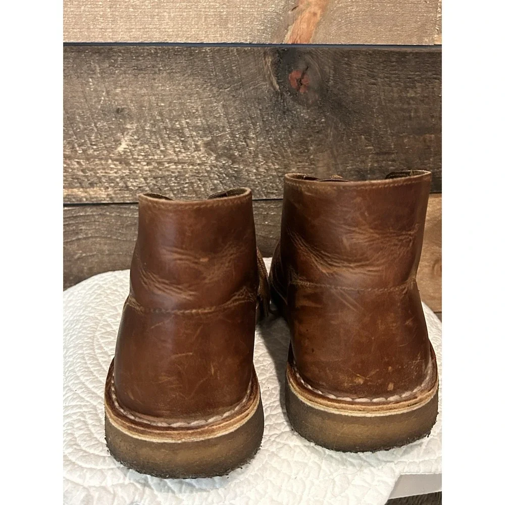 Clarks Men's‎ Originals Desert Boots Leather Brown Chukka Size 10